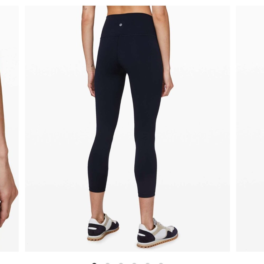 Lululemon Wunder Under High-Rise Tight 25" *Full-On Luxtreme True Navy Size 4